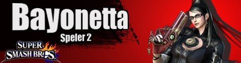 Banner Bayonetta Speler 2 Nr 62 - Super Smash Bros series