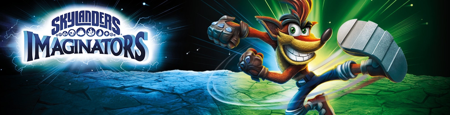 Banner Crash Bandicoot - Skylanders Imaginators Sensei