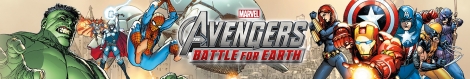 Banner Marvel Avengers Battle for Earth