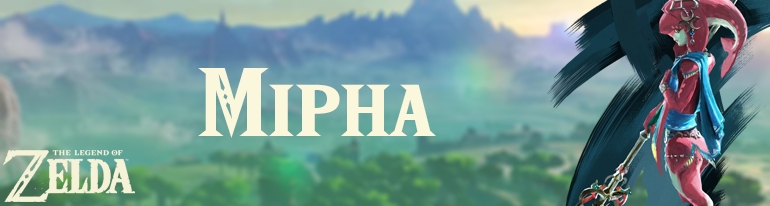 Banner Mipha - The Legend of Zelda Collection
