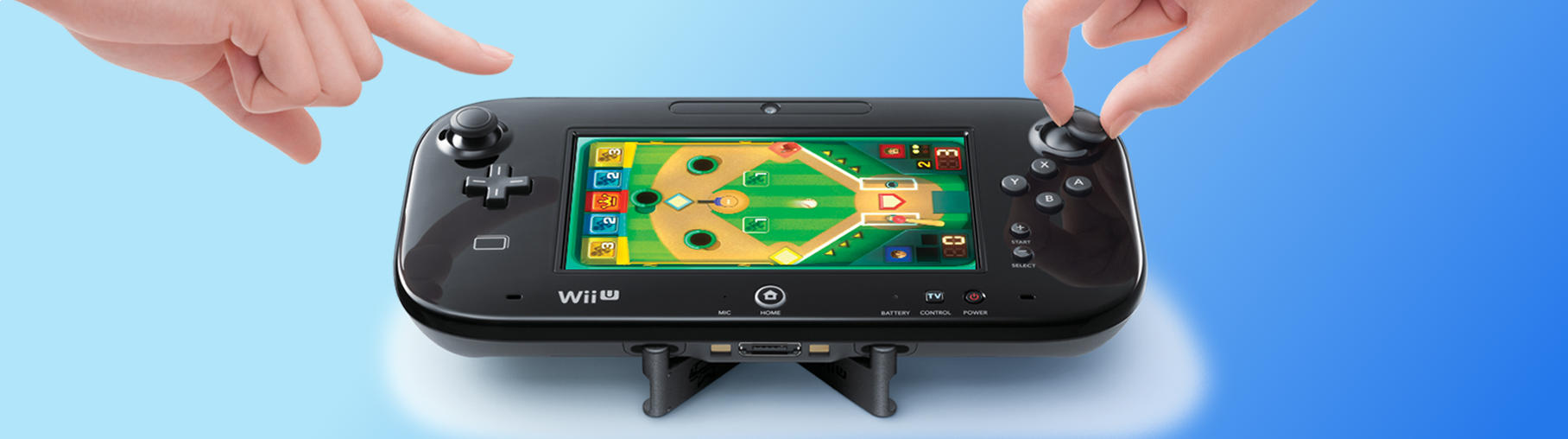 Banner Nintendo Wii U GamePad-tafelstandaard