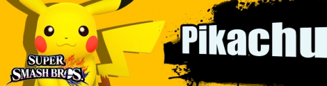 Banner Pikachu Nr 10 - Super Smash Bros series