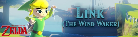 Banner Toon Link The Wind Waker - The Legend of Zelda Collection
