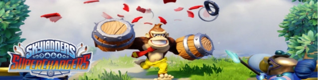 Banner Turbo Charged Donkey Kong - Skylanders SuperChargers series