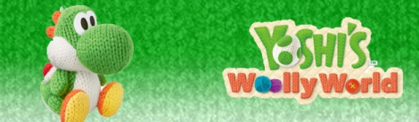 Banner Wollen Mega-Yoshi - Yoshis Woolly World series