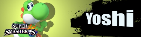 Banner Yoshi Nr 3 - Super Smash Bros series
