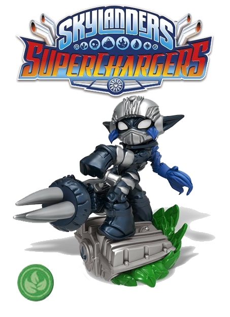Boxshot Dark Super Shot Stealth Elf - Skylanders SuperChargers Character