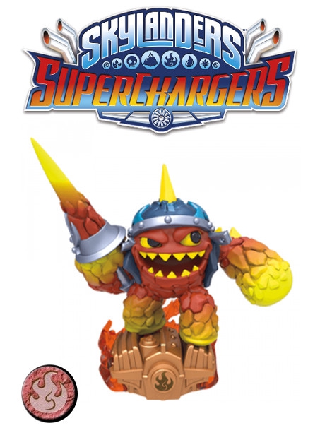 Boxshot Lava Lance Eruptor - Skylanders SuperChargers Character