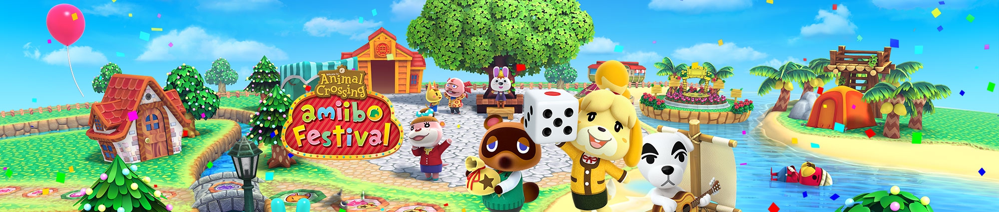 Banner Animal Crossing amiibo Festival
