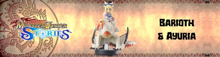 Banner Barioth and Ayuria - Monster Hunter Stories Collection