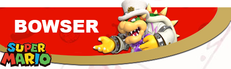 Banner Bowser bruiloft - Super Mario series