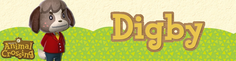 Banner Digby - Animal Crossing Collection