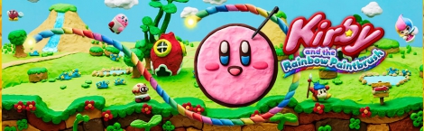 Banner Kirby and the Rainbow Paintbrush