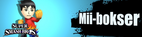 Banner Mii-bokser Nr 48 - Super Smash Bros series