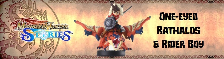 Banner One-Eyed Rathalos and Rider Boy - Monster Hunter Stories Collection