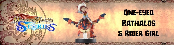 Banner One-Eyed Rathalos and Rider Girl - Monster Hunter Stories Collection
