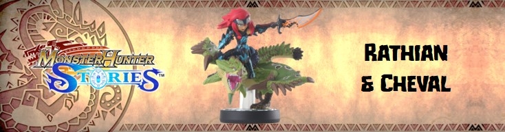 Banner Rathian and Cheval - Monster Hunter Stories Collection