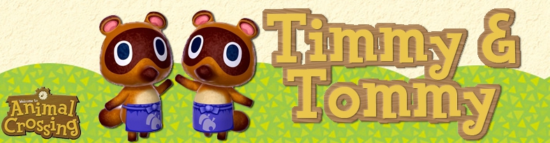Banner Timmy and Tommy - Animal Crossing Collection