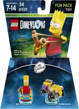 /Simpsons Bart - LEGO Dimensions Fun Pack 71211 in Doos voor Nintendo Wii U