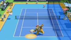 Review Mario Tennis: Ultra Smash: In de Rally mode moet je een zo lang mogelijke Rally volhouden met je tegenstander.