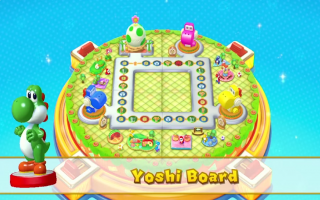De Wollen <a href = https://www.mariowii-u.nl/Wii-U-spel-info.php?t=Yoshi_Nr_3_-_Super_Smash_Bros_series>Yoshi amiibo</a> kan zelfs gebruikt worden in <a href = https://www.mariowii-u.nl/Wii-U-spel-info.php?t=Mario_Party_10>Mario Party 10</a>!