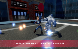 Marvel Battlegrounds Play Set Captain America - The First Avenger - Disney Infinity 30: Screenshot