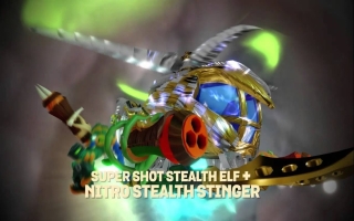 Nitro Stealth Stinger - Skylanders SuperChargers Luchtvoertuig: Screenshot