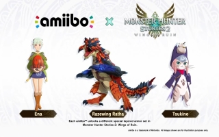 Er zijn nog twee andere amiibo uit de Monster Hunter Stories 2-lijn.