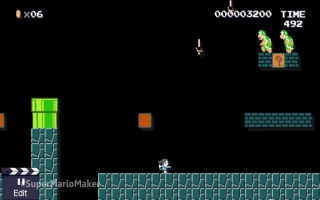 Ontgrendel een speciaal kostuum in <a href = https://www.mariowii-u.nl/Wii-U-spel-info.php?t=Super_Mario_Maker>Super Mario Maker</a>.