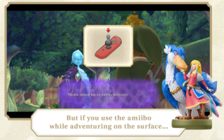 Gebruik de amiibo om overal op de surface naar Skyloft te gaan in <a href=https://www.marioswitch.nl/Switch-spel-info.php?t=The_Legend_of_Zelda_Skyward_Sword_HD>Zelda: Skyward Sword HD</a> op Nintendo Switch.